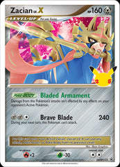 Zacian LV.X (SWSH135) (Celebrations) [Sword & Shield: Black Star Promos] | Exor Games Summserside