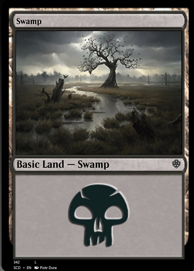 Swamp (342) [Starter Commander Decks] | Exor Games Summserside