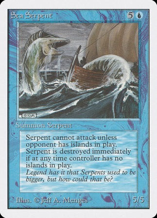 Sea Serpent [Unlimited Edition] | Exor Games Summserside