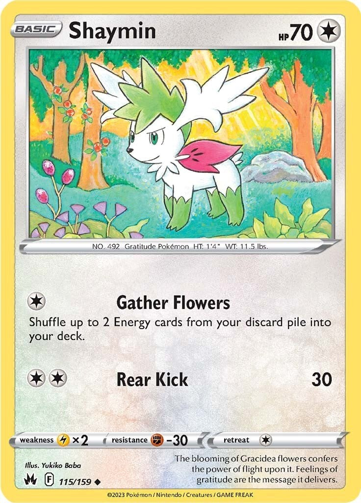 Shaymin (115/159) [Sword & Shield: Crown Zenith] | Exor Games Summserside