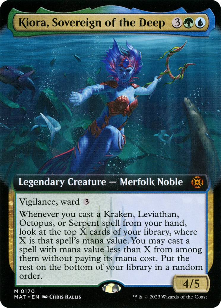 Kiora, Sovereign of the Deep (Extended Art) [March of the Machine: The Aftermath] | Exor Games Summserside