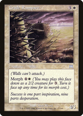 Crude Rampart [Onslaught] | Exor Games Summserside