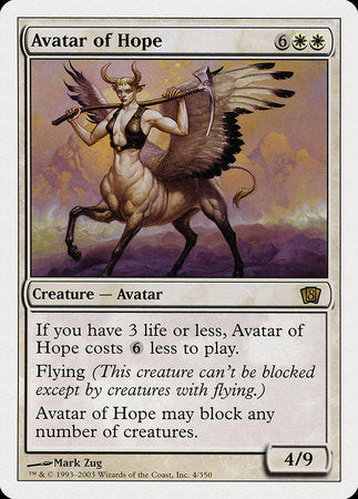 Avatar of Hope [Eighth Edition] | Exor Games Summserside