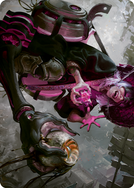 Undercity Scrounger Art Card [Kamigawa: Neon Dynasty Art Series] | Exor Games Summserside