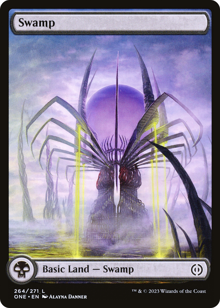 Swamp (264) (Full-Art) [Phyrexia: All Will Be One] | Exor Games Summserside