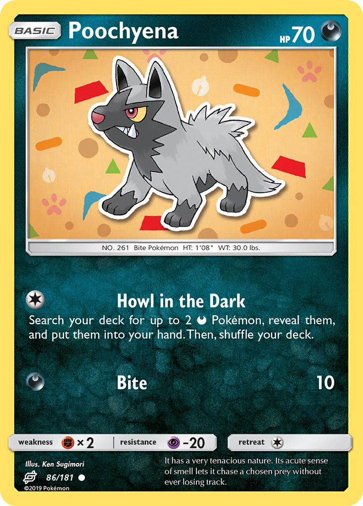 Poochyena (86/181) [Sun & Moon: Team Up] | Exor Games Summserside