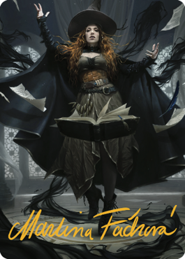 Tasha, the Witch Queen Art Card (41) (Gold-Stamped Signature) [Commander Legends: Battle for Baldur's Gate Art Series] | Exor Games Summserside