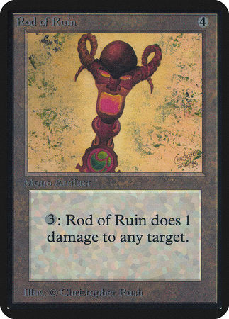 Rod of Ruin [Limited Edition Alpha] | Exor Games Summserside