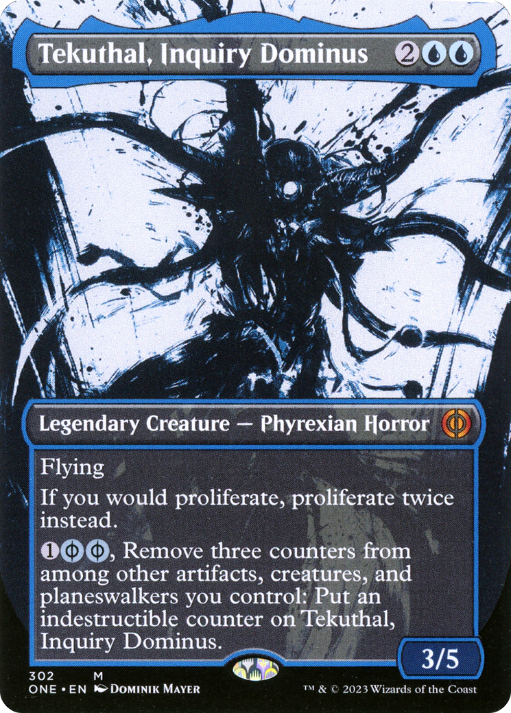 Tekuthal, Inquiry Dominus (Borderless Ichor) [Phyrexia: All Will Be One] | Exor Games Summserside