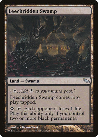 Leechridden Swamp [Shadowmoor] | Exor Games Summserside