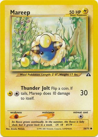 Mareep (58/75) [Neo Discovery Unlimited] | Exor Games Summserside