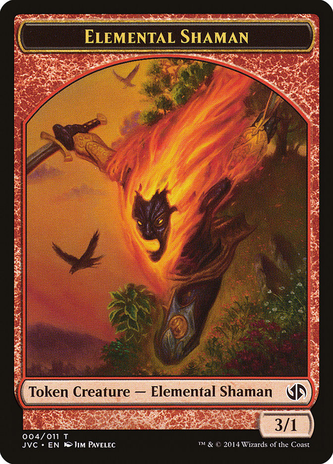 Elemental Shaman Token (Jace vs. Chandra) [Duel Decks Anthology Tokens] | Exor Games Summserside