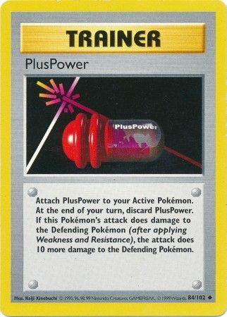 PlusPower (84/102) [Base Set Shadowless Unlimited] | Exor Games Summserside