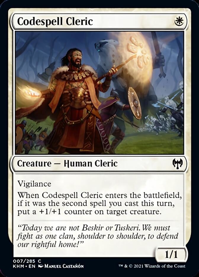 Codespell Cleric [Kaldheim] | Exor Games Summserside