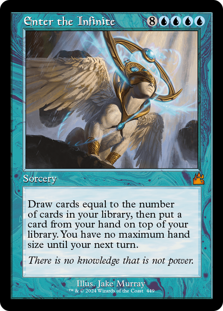 Enter the Infinite (Retro Frame) [Ravnica Remastered] | Exor Games Summserside