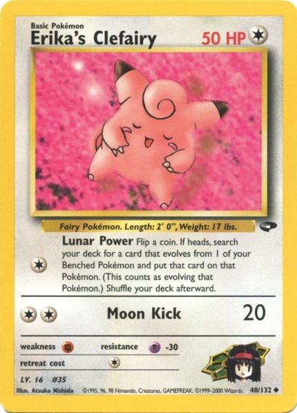 Erika's Clefairy (40/132) [Gym Challenge Unlimited] | Exor Games Summserside