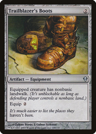 Trailblazer's Boots [Zendikar] | Exor Games Summserside