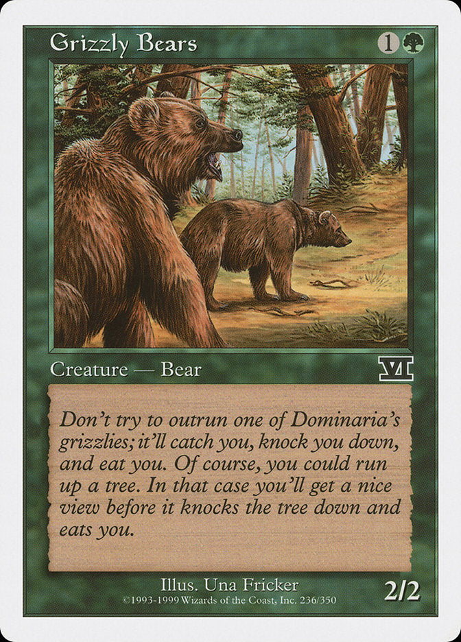 Grizzly Bears [Classic Sixth Edition] | Exor Games Summserside