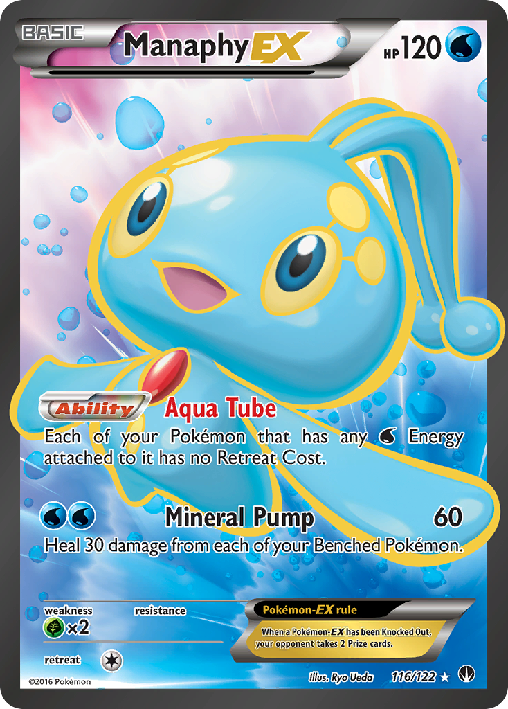 Manaphy EX (116/122) [XY: BREAKpoint] | Exor Games Summserside