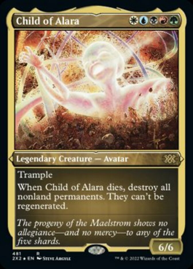 Child of Alara (Foil Etched) [Double Masters 2022] | Exor Games Summserside