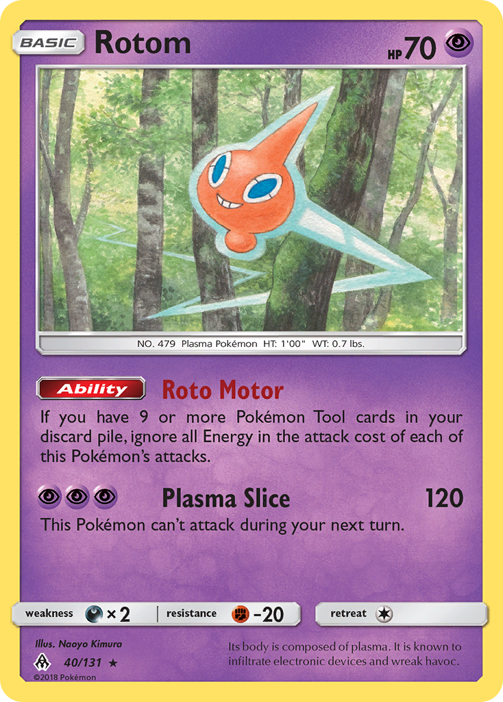 Rotom (40/131) [Sun & Moon: Forbidden Light] | Exor Games Summserside