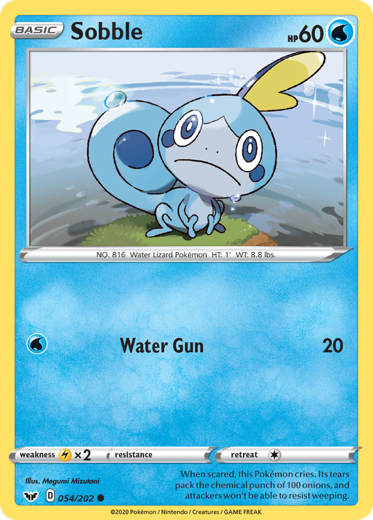 Sobble (054/202) [Sword & Shield: Base Set] | Exor Games Summserside