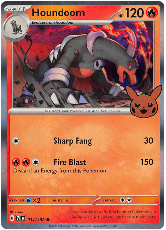 Houndoom (034/198) [Trick or Trade 2023] | Exor Games Summserside