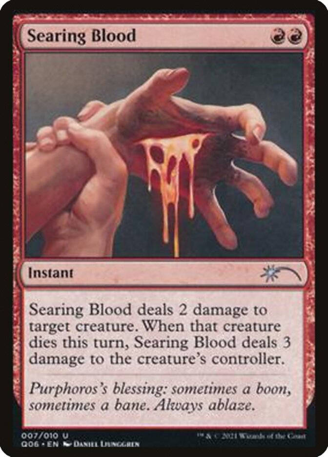 Searing Blood [Pioneer Challenger Decks 2021] | Exor Games Summserside