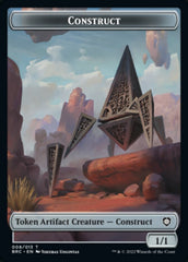 Construct (008) // Phyrexian Myr Double-Sided Token [The Brothers' War Commander Tokens] | Exor Games Summserside