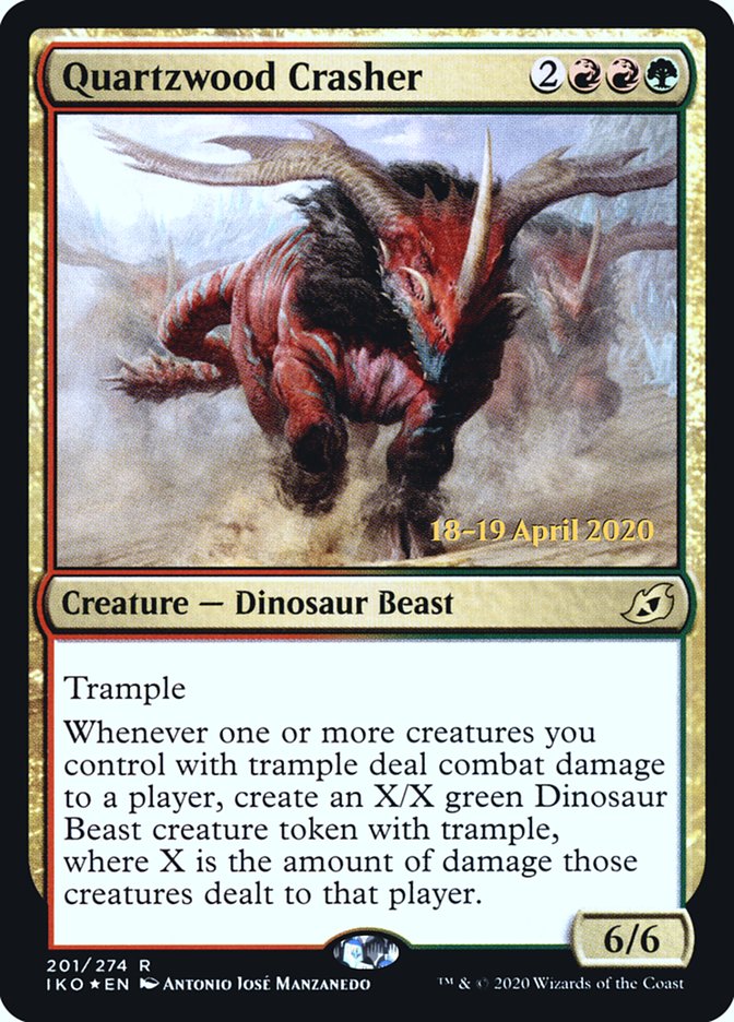 Quartzwood Crasher  [Ikoria: Lair of Behemoths Prerelease Promos] | Exor Games Summserside