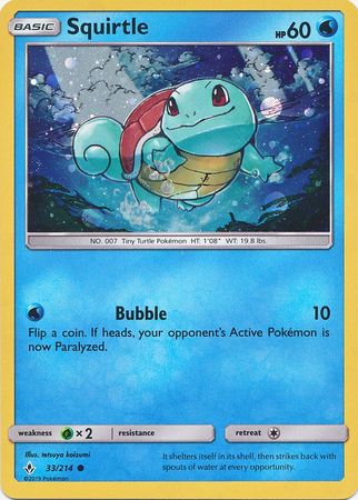 Squirtle (33/214) (Premium Collection Promo) [Sun & Moon: Unbroken Bonds] | Exor Games Summserside