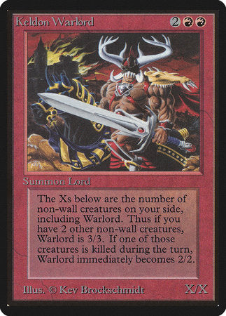 Keldon Warlord [Limited Edition Beta] | Exor Games Summserside