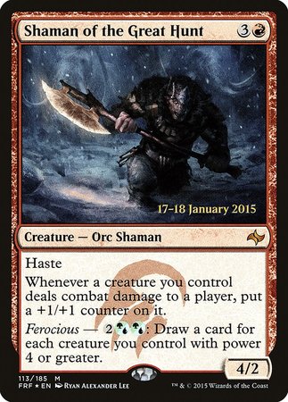 Shaman of the Great Hunt [Fate Reforged Promos] | Exor Games Summserside