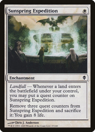 Sunspring Expedition [Zendikar] | Exor Games Summserside