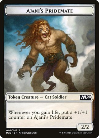 Ajani's Pridemate Token [Core Set 2020 Tokens] | Exor Games Summserside