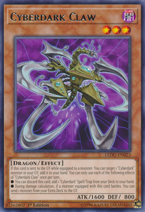 Cyberdark Claw [LEDU-EN023] Rare | Exor Games Summserside