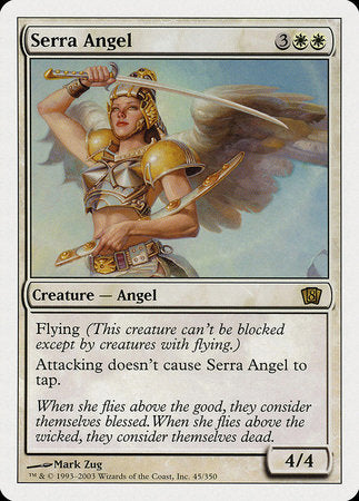 Serra Angel [Eighth Edition] | Exor Games Summserside