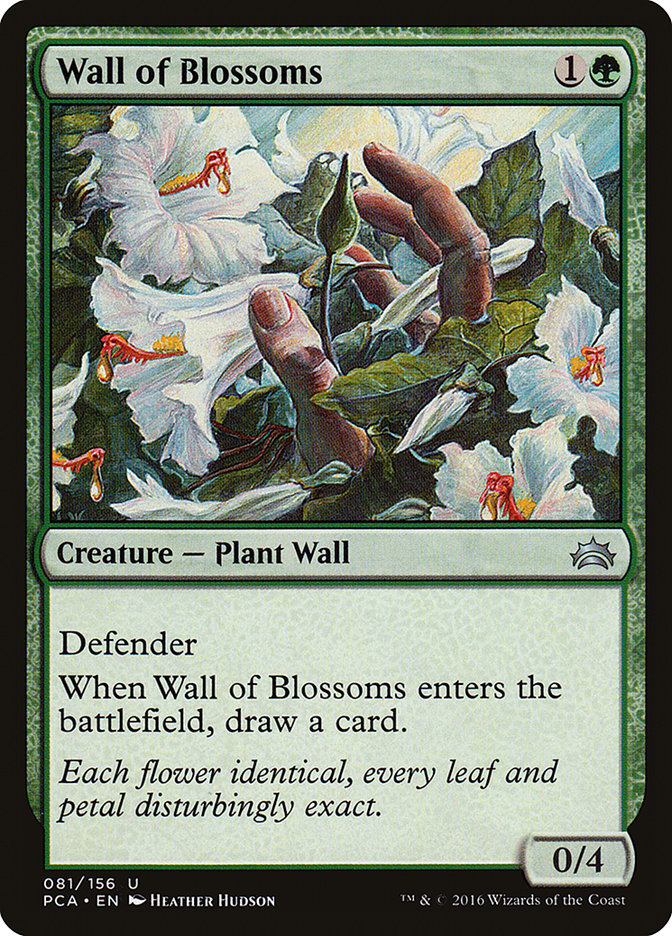 Wall of Blossoms [Planechase Anthology] | Exor Games Summserside