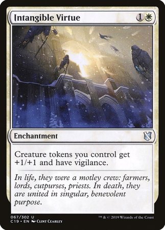 Intangible Virtue [Commander 2019] | Exor Games Summserside