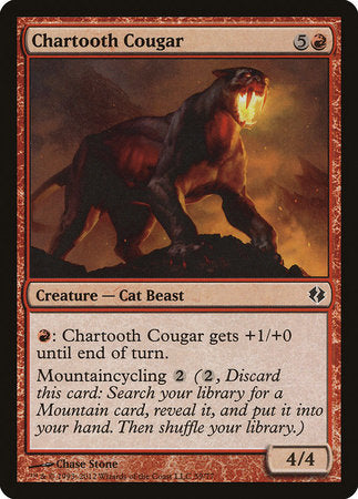 Chartooth Cougar [Duel Decks: Venser vs. Koth] | Exor Games Summserside