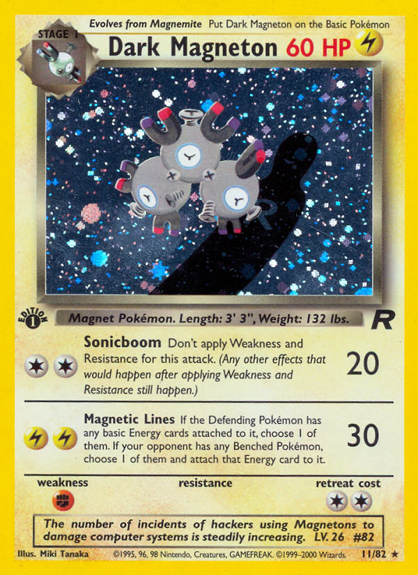 Dark Magneton (11/82) [Team Rocket 1st Edition] | Exor Games Summserside