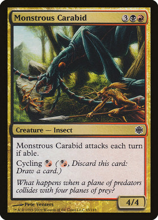Monstrous Carabid [Alara Reborn] | Exor Games Summserside