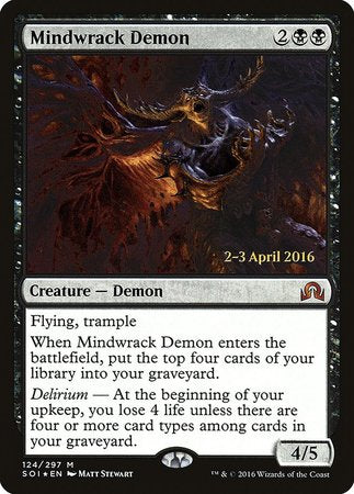 Mindwrack Demon [Shadows over Innistrad Promos] | Exor Games Summserside