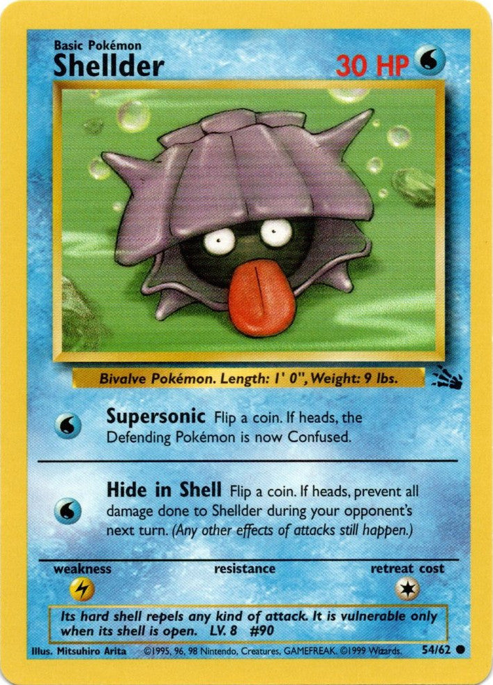 Shellder (54/62) [Fossil Unlimited] | Exor Games Summserside