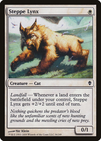 Steppe Lynx [Zendikar] | Exor Games Summserside