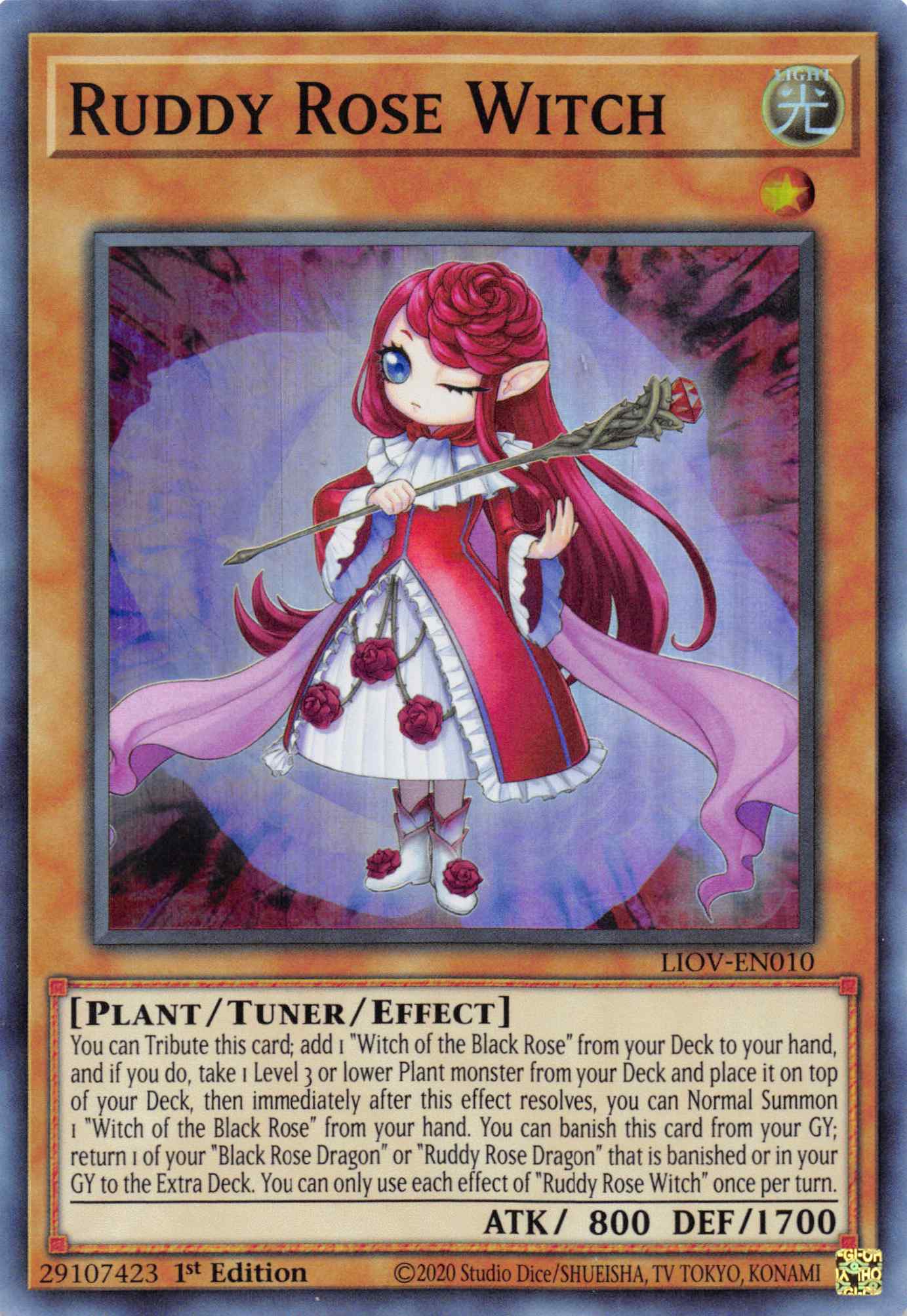 Ruddy Rose Witch [LIOV-EN010] Super Rare | Exor Games Summserside