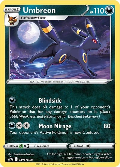 Umbreon (SWSH129) [Sword & Shield: Black Star Promos] | Exor Games Summserside