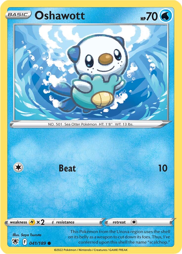 Oshawott (041/189) [Sword & Shield: Astral Radiance] | Exor Games Summserside