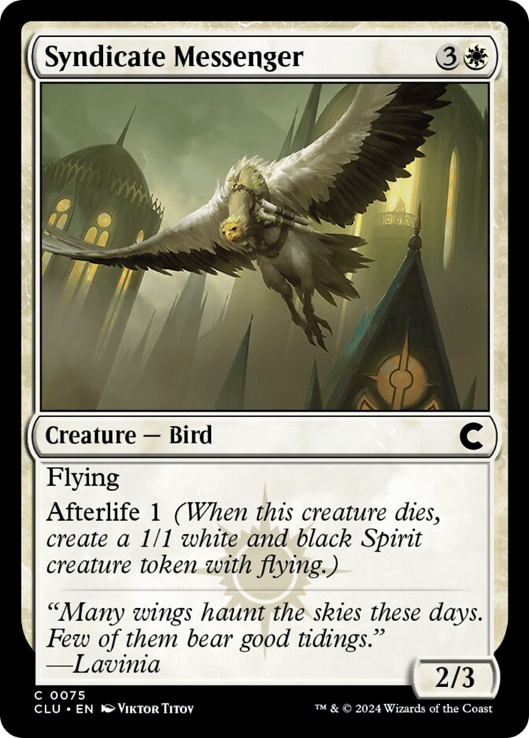 Syndicate Messenger [Ravnica: Clue Edition] | Exor Games Summserside