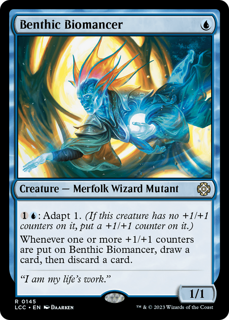 Benthic Biomancer [The Lost Caverns of Ixalan Commander] | Exor Games Summserside